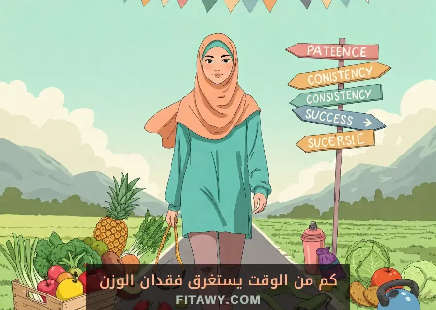 كم من الوقت يستغرق فقدان الوزن؟